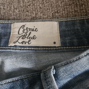 Cosmic Blue Love Women's Blue Jeans